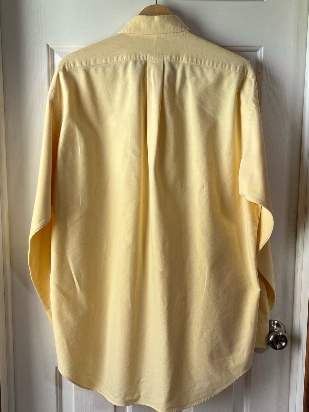 Ralph Lauren Vintage Blake Butter Yellow Oxford Button Down Shirt (100% Cotton) - Picture 8 of 8